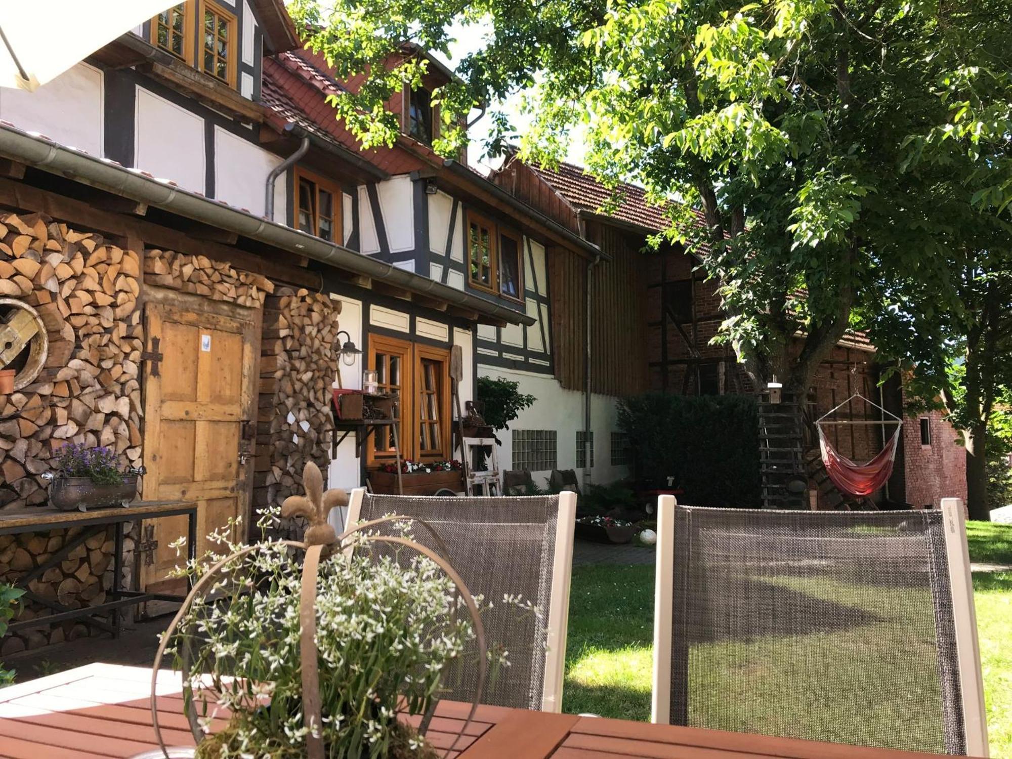 Fachwerktraum Im Hof Apartman Alheim Kültér fotó